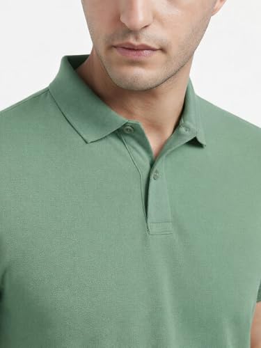 Image of Premium Cotton Pique Polo T-Shirt for Men | Half Seelves Regular Fit | Polo Neck - Ultra-Soft Breathable Fabric | Moisture Wicking
