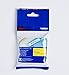 Produktbild Brother MK621BZ Schriftbandkassetten gelb schwarz 8mx9mm nicht laminiert für P-touch 60 65 75 80 85 110