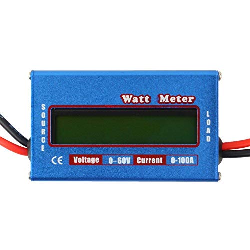 Wattimetro Dc 4,5-60v, 0-100a Voltimetro E Amperimetro