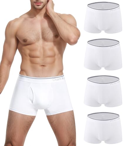 Men's Trunks Underwear - Mens Breathable Anti-Chafing Moisture Wicking Underwear 4 Pack