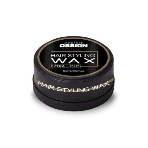 Morfose Ossion Premium Barber Line - Cera per capelli a tenuta media, 150 ml - gel per capelli Uomo