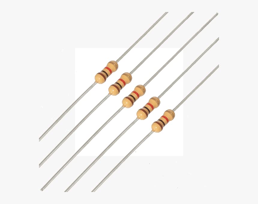 Image of BRANDED Carbon Film Resistor 1 /4 watt 4 Band Tolerance 5% - Total 100pcs Value (100 Ohms)