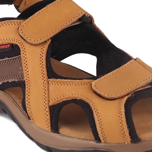 Image of Red Chief Leather Sandals for Men
