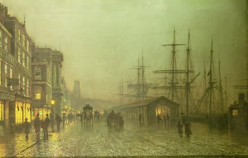 Affiche toile Quais par Grimshaw 60x90cm pour une décoration murale élégante