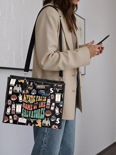 Bolsa Tote de Lona Inspirada en Serie Vampire TV miniatura 6