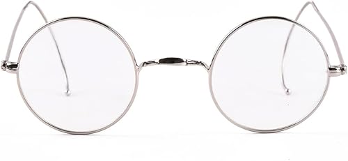 Miniatura 2 de Agstum Marco de gafas de borde de alambre raro óptico redondo pequeño retro