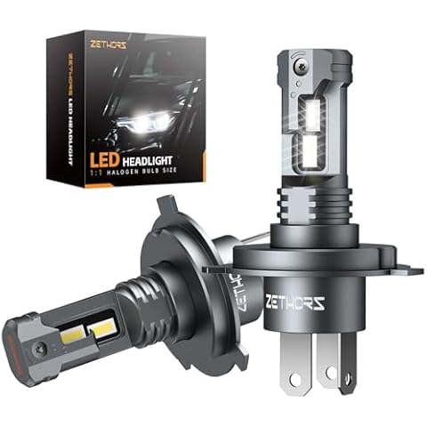 Ampoules LED H4 Zethors 16000LM Cover