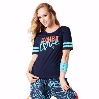 Amazon | 【ズンバ】 Zumba Love Tee Let's Go Indigo【並行輸入