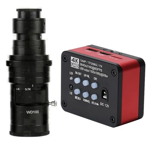 Microscopio digital de video industrial 4K para reparar placas electrónicas de smartphones
