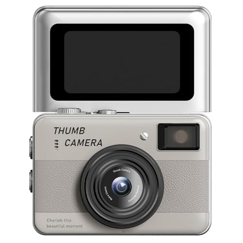 Appareil photo de poche 4K gris : finis les selfies ratés en voyage