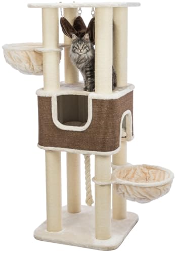 Arbre à Chat XXL Humberto, 174 cm, crème/Marron foncé