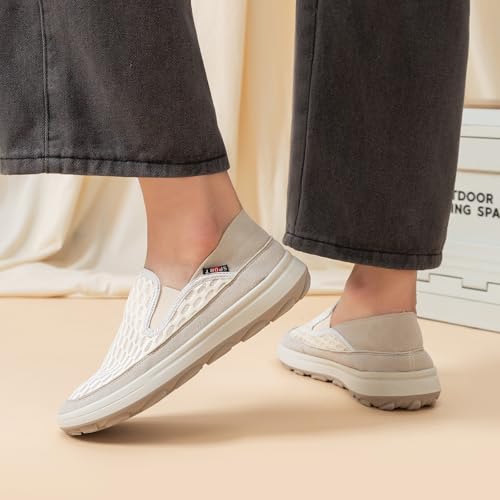 Mens Slip on Shoes Casual Walking Loafers Lightweight&Breathable Mesh Comfort Dress Sneaker for Men 6
