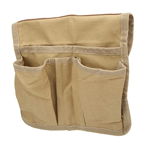 Bolsa de Almacenamiento para Reposabrazos de Silla de Camping, Bolsa Portátil para Brazo de Silla de Gran Capacidad para Exteriores para el Hogar(Caqui)