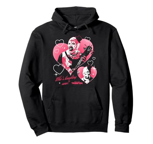 Terrifier I Heart Art Creepy Valentine's Day Horror Movie Pullover Hoodie