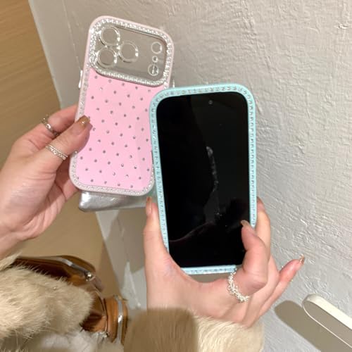 Coque iPhone 15 Pro Max antichoc kaki paillettes évite les chutes et rayures - 5