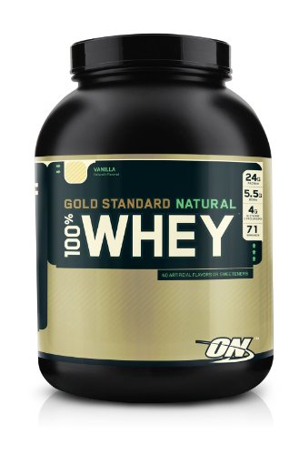 100% Natural Whey Protein-Optimum Nutrition Natural Protein, 5.13lb Vanilla