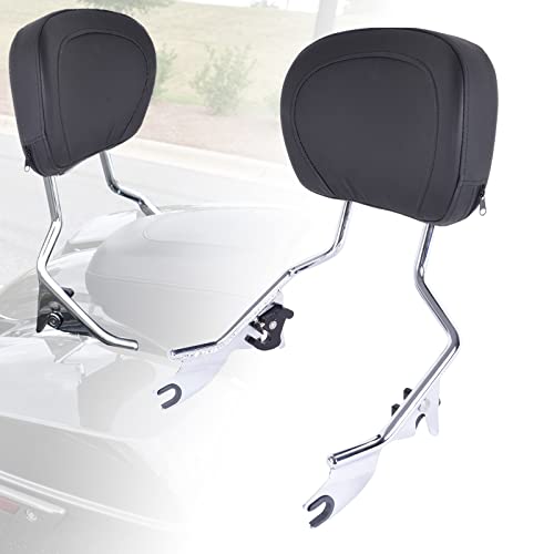 Sissy bar pour voyager à deux confortablement en Harley Touring chrome