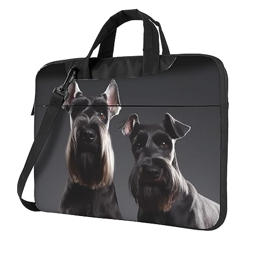 Sacoche PC portable motif chien mignon | Protection antichoc et transport facile au quotidien