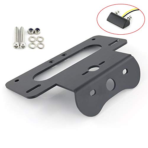 Xitomer Fender Eliminator Fit For Gsxr 600/Gsxr 750 L11 2022 2021 2020 2019 2018 2017 2016 2015 2014 2013-2011 Gsxr600 Tail Tidy, Fender Eliminator Bracket With Led License Plate Light (Black) #TOP6