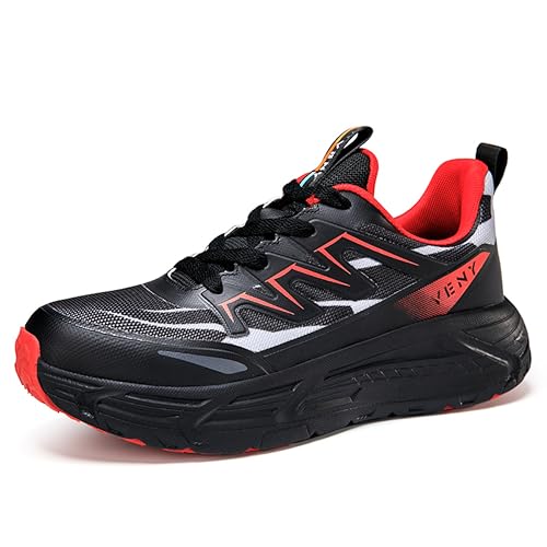 Image of Work Safety Shoes Non-Slip Breathable Lightweight Steel Toe Industrial Construction Warehouse Sneakers