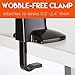 ECHOGEAR Premium Dual Monitor Stand - Adjust Your Monitors to The Perfect Spot with Dynamic Gas Spring Arms - Wobble & Droop-Free Desk Clamp Design Works with 2 Vertical Or Horizontal Monitors
