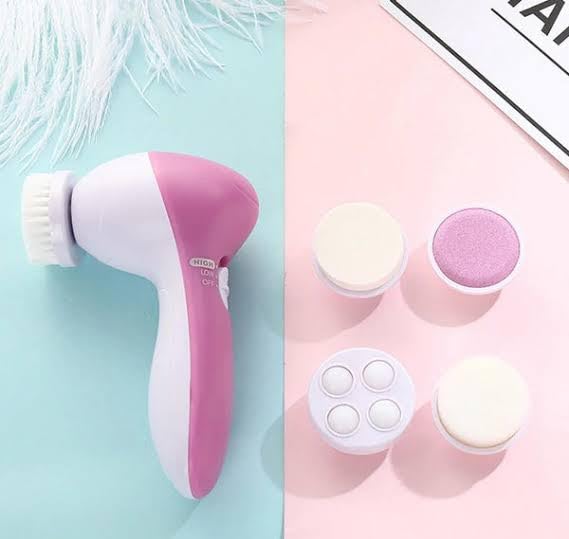 5-in-1 Beauty Care Massager| Face Massager |Multifunctional Face Cleansing and Skin Care Tool for Exfoliating, Massaging, and Deep Cleaning 2
