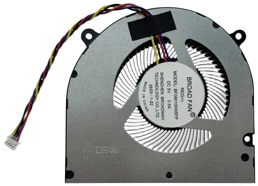 wangpeng New CPU Cooling Fan for BF08010H05FP 5V 0.5A Fan Mini PC Computer CPU PIN Order:Red Blue Black Yellow