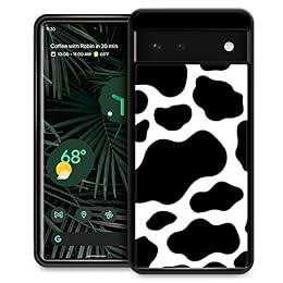 Goodsprout Compatible With Google Pixel 7 Case, Fantasy Cow Skin Amazing Pattern Design Shockproof Anti-Scratch Hard PC Back Case