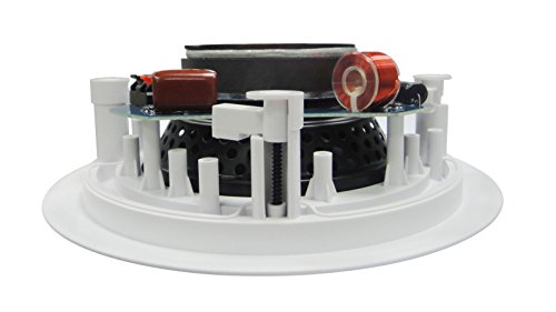 Image of 652C Silver Ticket in-Ceiling Speaker with Pivoting Tweeter (6.5 Inch in-Ceiling) 9.5 inch Overall Size
