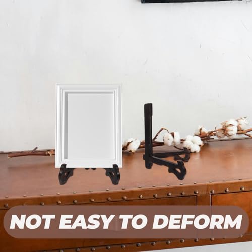 BESTOYARD Suporte De Exibição De Madeira 4 Peças De Suporte De Placa Decorativa De 6 Polegadas Porta