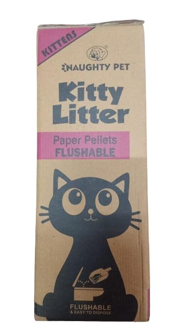 Naughty Pet Recycled Paper Pellets Disposable Kitty Litter (5L) for Kitten (B0CR6N6Y18) Amazon Price History, Amazon Price Tracker