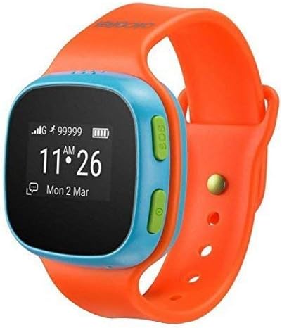 Alcatel Move Time SW10 Blue/Red Track & Talk Watch + card 500 MB and 5 € in Balance. Smart Watch (Satellite GPS, OLED display, 2.41 cm (0.95), Mobile, 36 G)