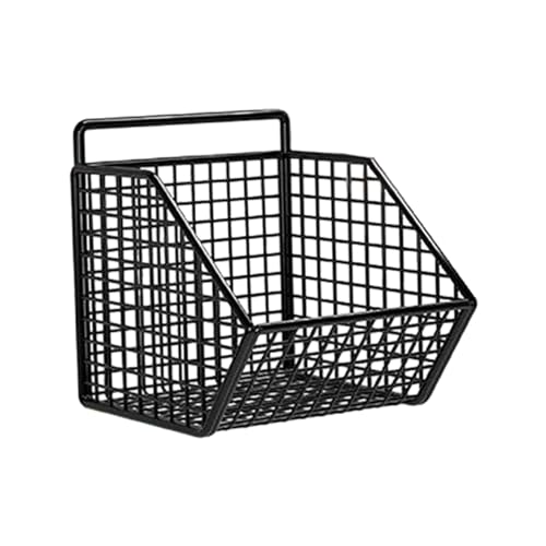 Qianly Panier à Fruits Suspendu en métal pour Mur de Cuisine, paniers muraux de Stockage d'oignons, Support de légumes et de Produits pour l'organisation,...