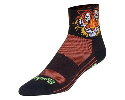 SockGuy Unisex 3in Easy Tiger Cycling/Running/Active Socks2