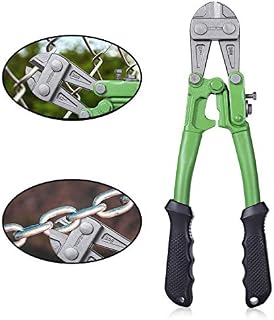 WilFiks 12” Bolt Cutter, Heavy Duty Steel Chrome Alloy Jaws, Compound Cutting Action