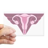 CafePress - Wonder Womb - Autocollant rectangulaire pour pare-chocs de voiture