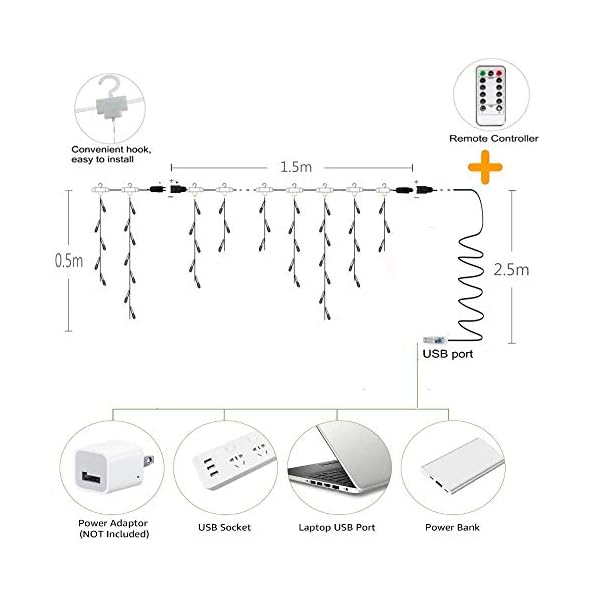 USB Fairy Lights Copper - Image 6