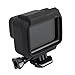 SUREWO Silicone Protective Housing Frame Case Compatible GoPro Hero New 7 Black,(2018)/6/5 Black (Black)