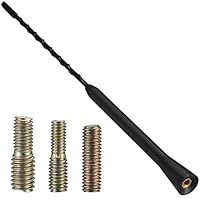 Autoantenne AM FM, Auto Antenne, 28cm Universal Auto Radio Antenne, Kfz Dachantenne, Autoradio Antenne, Ersatzantennenstab Auto Stabantenne für AM & FM Empfang, Autoradio, mit M4 M5 M6 Gewinde (1)
