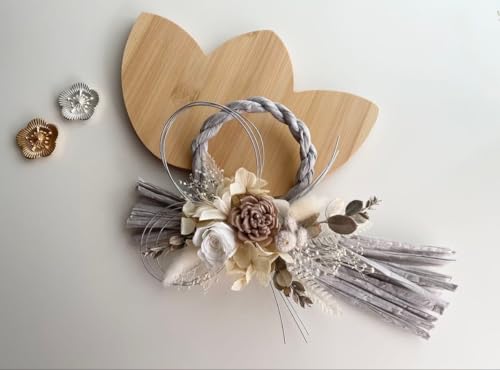 ハート型プリザーブドフラワーリース