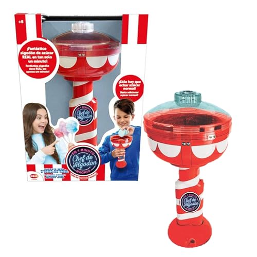 Bizak Chef De Algodón Magico, Juguete para cocinar aalgodón de azucar, Juego de Cocina para niños y niñas Desde 3 años, cumpleaños (64463171)