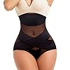 COHTB-Womens-Tummy-Control-Shapewear-Panties-Hi-Waist-Body-Shaper-Underwear-Butt-Lifter-Slimming-Briefs COHTB Women's Tummy Control Shapewear Panties Hi-Waist Body Shaper Underwear Butt Lifter Slimming Briefs Black