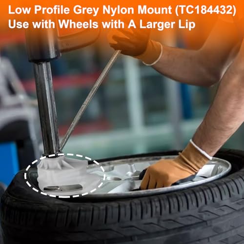 Image of showingo TC184432 Tire Changer Duck Head Kit, Low Profile Nylon Mount /Demount Head, Larger Channel for Difficult Wheels, Compatible with Coats Tire Machine, Replaces 8184432 8184426 TC184432, 1Pack