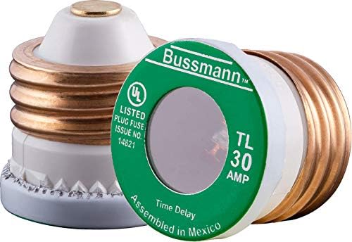 Power Gear Type-T/TL Fuse, 2 Pack, 30 Amp, Time Delay, 125VAC, UL Listed, 18250