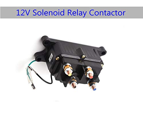 Lucky Seven Winch Solenoid Relay Contactor Thumb Truck 12V 250A for UTV ATV 4x4 Vehicles-for 63070,62135, 74900, 2875714, 70715 for 63070 Warm,12 Volt, 4-Terminals