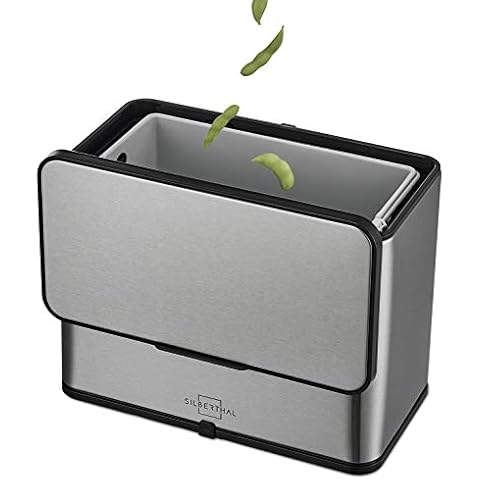 Cubo SILBERTHAL de residuos orgánicos con 8 filtros de recambio Cover