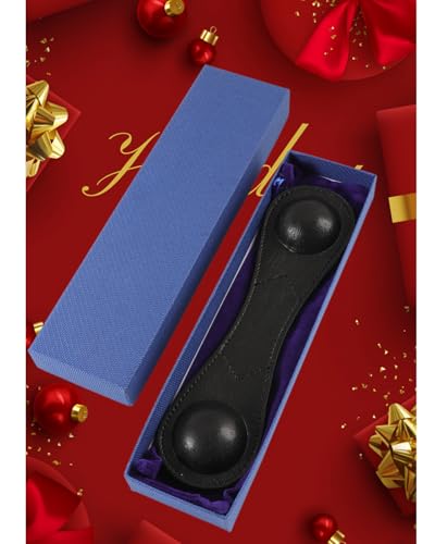 Image of Weighted Bookmark - Leather Book Page Weight Book Weights Holder for Hands-Free Reading Paper Weights for Cookbooks Crafts Music Books Bookmarks(01Black)