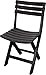 Produktbild Spetebo Kunststoff Klappstuhl 80 x 45 cm - anthrazit - Garten und Balkon Bistrostuhl klappbar - Gartenstuhl Campingstuhl Outdoor Faltstuhl für Garten Balkon Terrasse