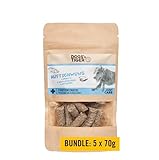 Dogs'n Tiger – “Hüftschwung” Hunde Snack für Gelenke & Mobilität – artgerechte Leckerlis mit Sprotte, Grünlippmuschel & Apfelbeere – ohne Zucker, Getreide & künstliche Aromen (10 x 70g)