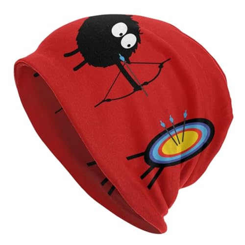 Bonnet tricot Ninja au design Démon japonais en maille premium